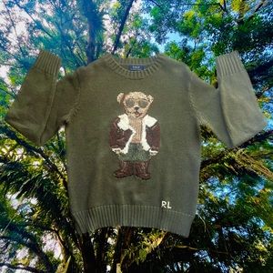 aviator polo bear ralph lauren sweater